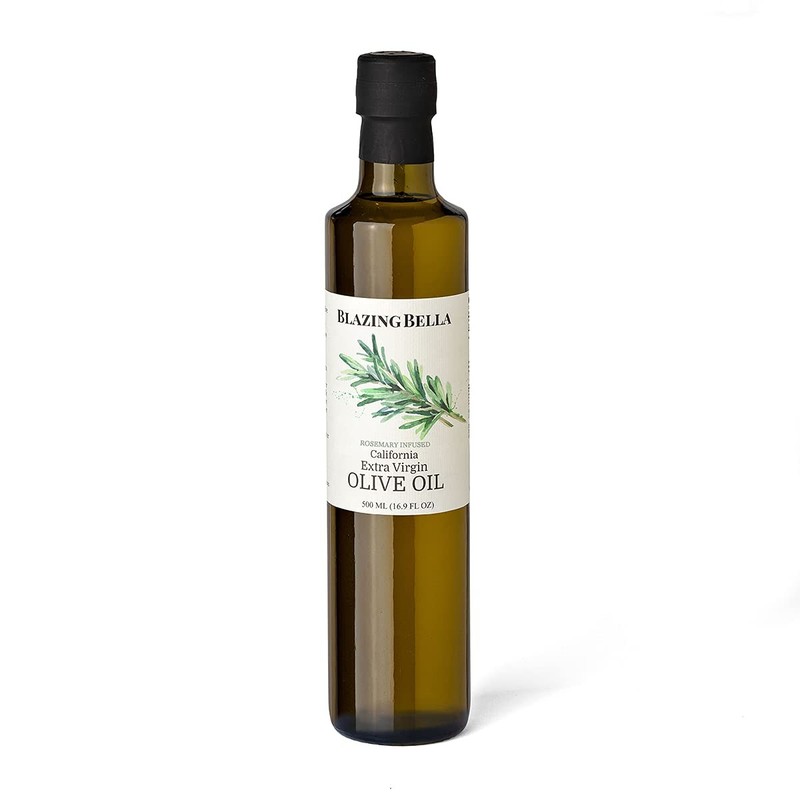 Blazing Bella Rosemary Infused Extra Virgin Olive Oil from California, Smooth…