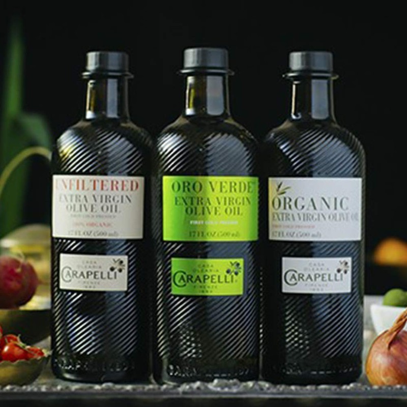 33.8 FL OZ Dark Glass Bottle Organic Extra Virgin Olive Oil - & Kosher gallery