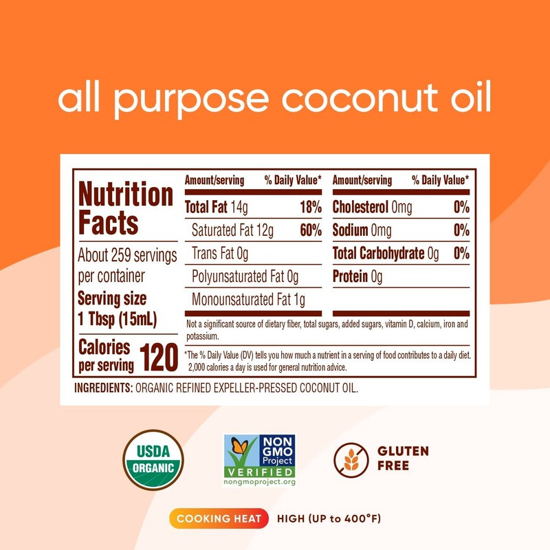 Non-GMO Coconut Oil - Ideal for Frying & Sautéing gallery
