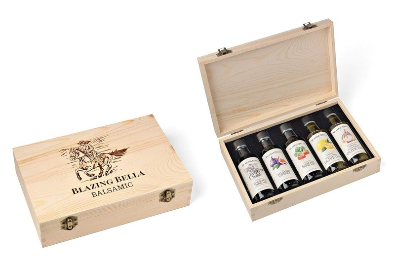 Blazing Bella Chef's Set of Olive Oil and Balsamic Vinegar - Sampler Giftbox gallery