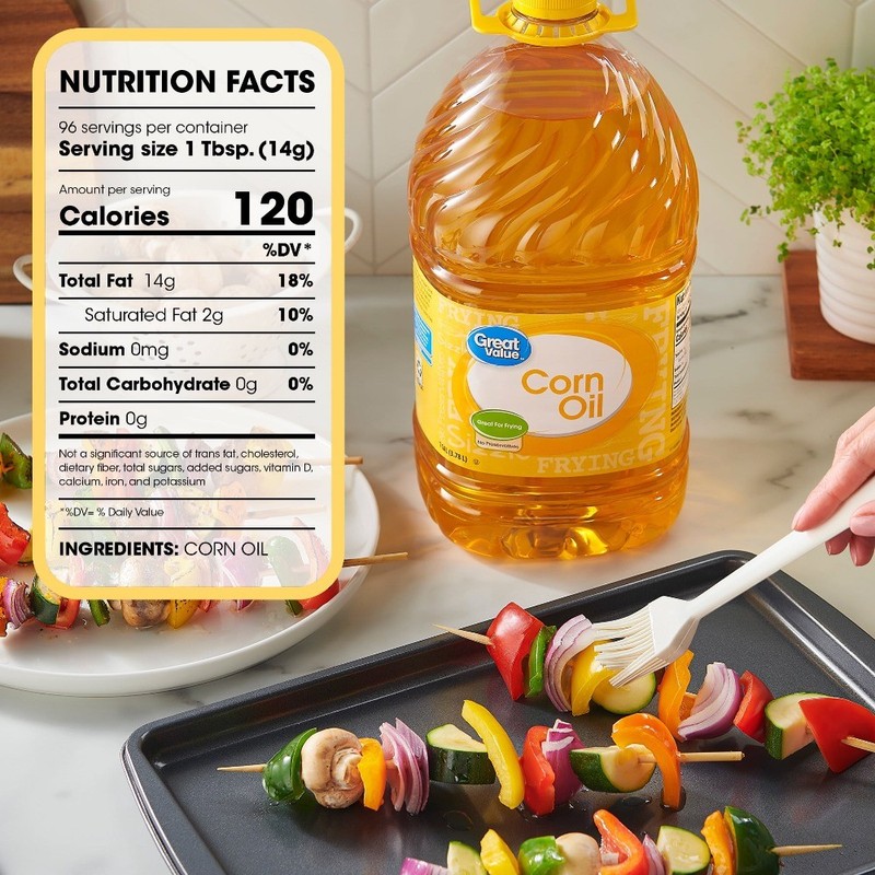Corn Oil, Heart Healthy, Great for Frying, 1 Gallon Bottle gallery