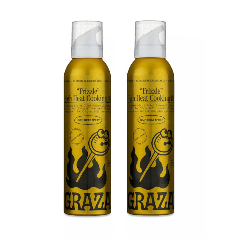 Graza Frizzle High Heat Cooking Oil Spray 5 oz canister ( pack of 2 )