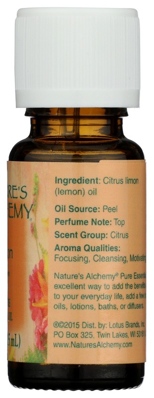 Nature'S Alchemy Lemon Essential Oil 0.5 Fl Oz 15 Ml 3 Pack gallery
