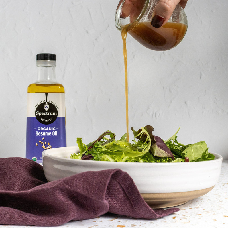 Spectrum Unrefined Organic Sesame Oil (2)8 Fl Oz Nutty Flavor Non GMO Oil 2 Pack gallery