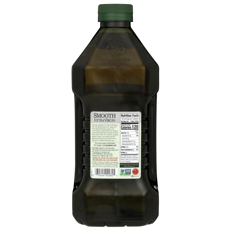 First Cold Pressed 68 Fl Oz Smooth Extra Virgin Olive Oil - Crafted From Farmers gallery