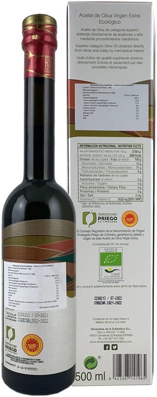 Rincon De La Subbetica- Award Winning, Organic Cold Pressed EVOO Extra virgin gallery