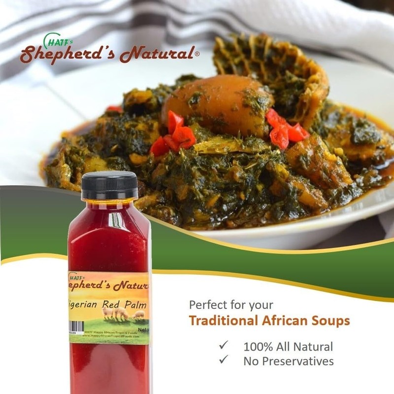 HATF's Shepherd's Natural Red Palm Oil (500ml/16.9 fl. oz) 100% All Natural gallery