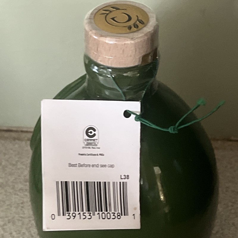 Colavita Extra Virgin Olive Oil -8.5 Fl Oz, 250ml Rare Pottery Bottle gallery