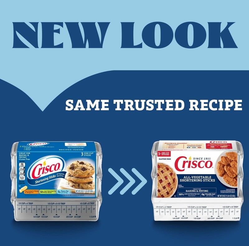 Crisco All-Vegetable Shortening Sticks – 20 oz, 3 One-Cup Sticks gallery