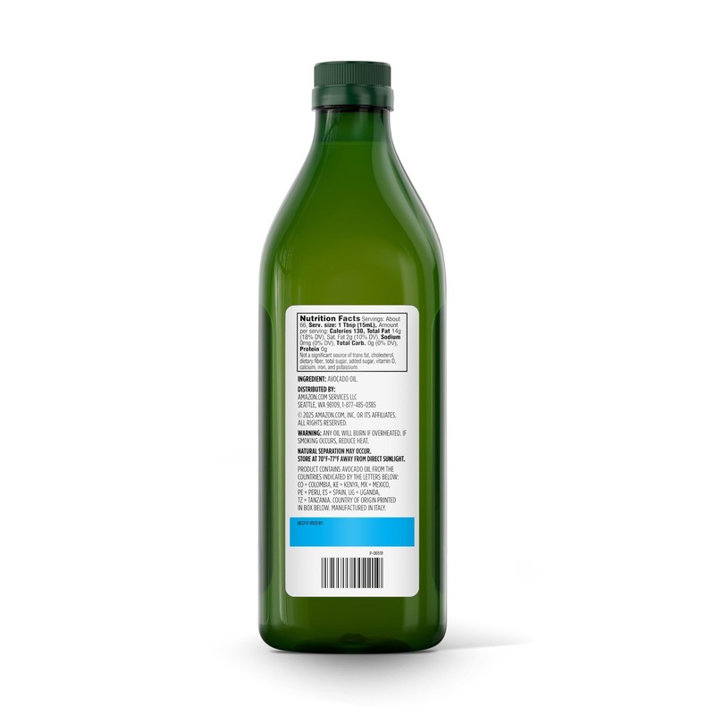 , Avocado Oil, 33.8 Fl Oz (Previously Amazon Fresh, Packaging May Vary) gallery