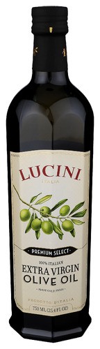 Lucini Premium Select Extra Virgin Olive Oil 750 ml 25.5 oz (Pack of 6)