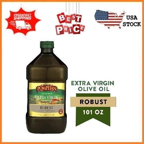 Pompeian Robust Extra Virgin Olive Oil – 101 fl oz