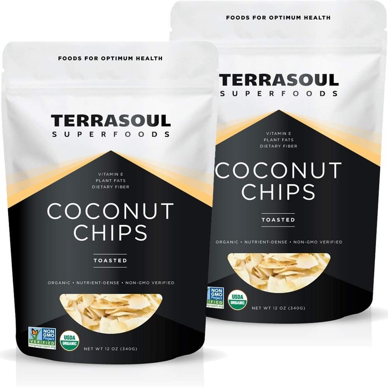 Organic Toasted Coconut Chips, 1.5 Lbs Unsweetened | Unsalted | Perfectly To...