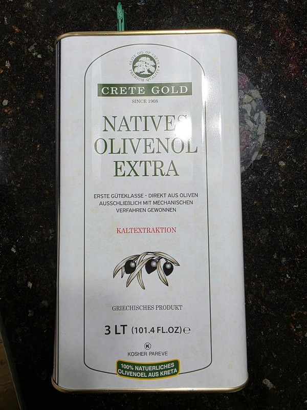 3L 101.4oz EXTRA VIRGIN OLIVE OIL CRETE GOLD = ELIROS GREECE VIA COLD EXTRACTION gallery