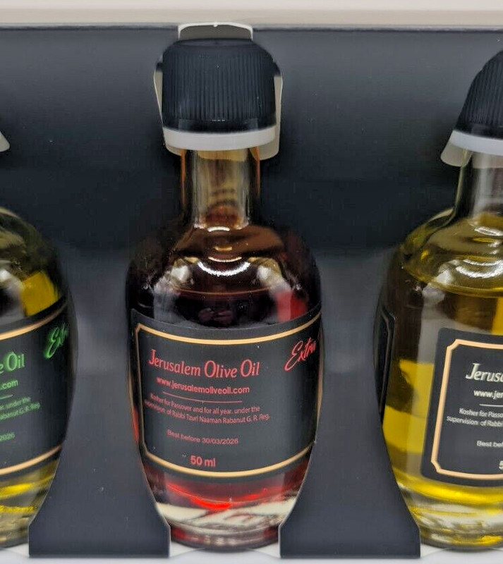 Virgin Organic Fresh Premium Olive Oil Holy Land Jerusalem Olive Trees, Set of 5 gallery