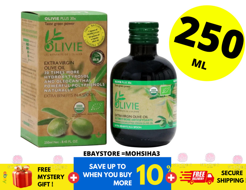 Olive House Olivie Plus 30x Extra Virgin Olive Oil Rich With Antioxidant 250 ML