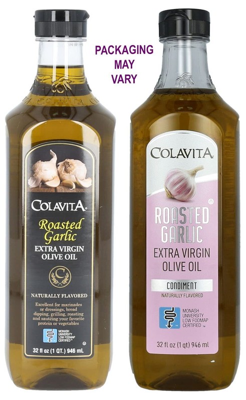 Colavita Roasted Garlic Extra Virgin Olive Oil, Low FODMAP, 32 Fl Oz (Pack of 1) gallery