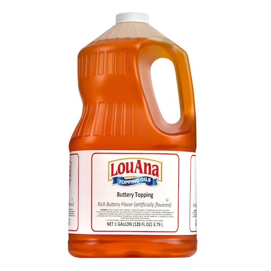 LouAna Premium Butter Oil, 1 Gallon/Bottle [4 Bottles Per Case]