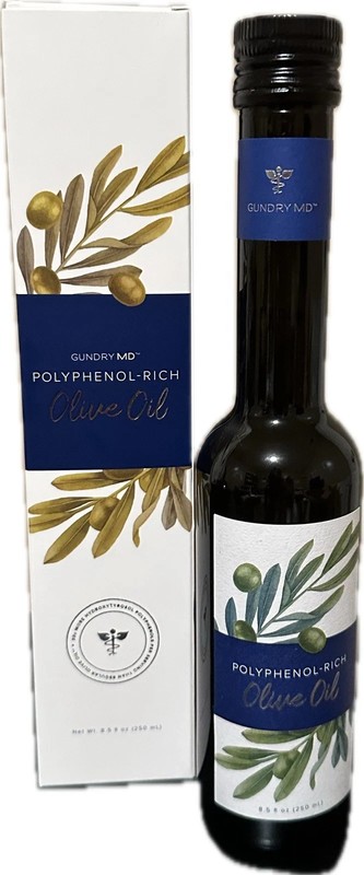 Gundry MD Organic Extra Virgin First Cold Press Moroccan Polyphenol Rich Olive