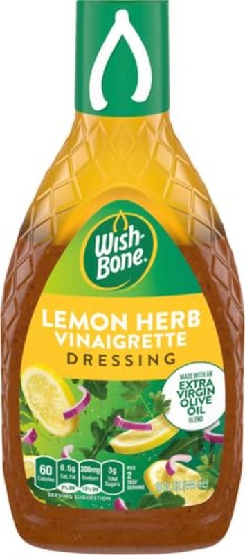 Extra Virgin Olive Oil Blend Lemon Herb Dressing, 15 FL OZ gallery