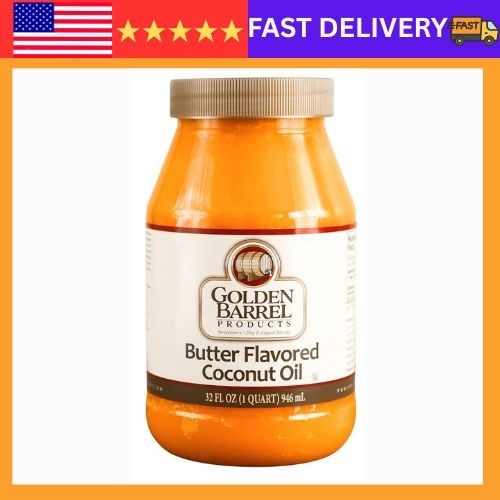 Golden Barrel Butter Flavored Coconut Oil (32 oz.)