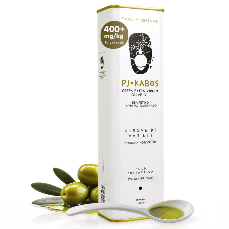 P.J. KABOS Fresh 2025/26 Harvest, High Phenolic 400+mg/kg, Natural Greek Extr…