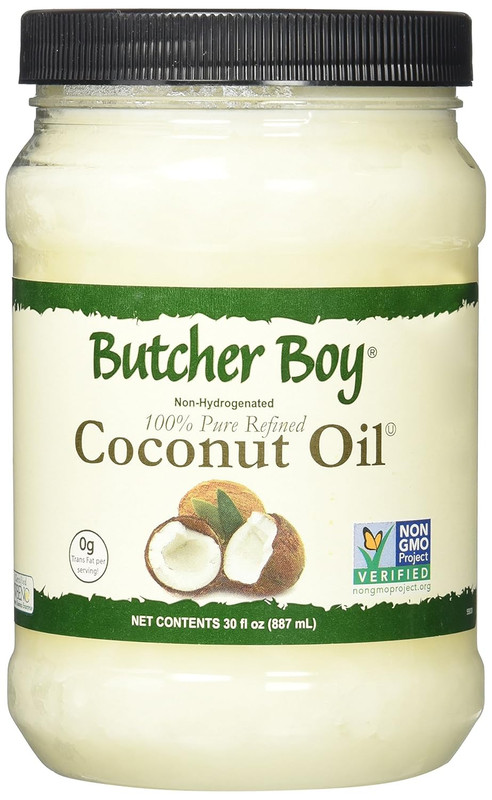 Butcher Boy Coconut Oil 30 oz – Pure Cooking & Beauty Oil – Fresh Multi-Purpose