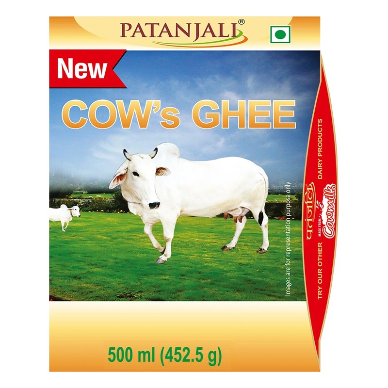 Patanjali Pure Natural Indian Cow's Ghee Best Ghee Pack Of 500 ML