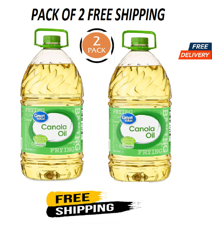 Great Value Canola Oil, 2 gal – Free Shipping