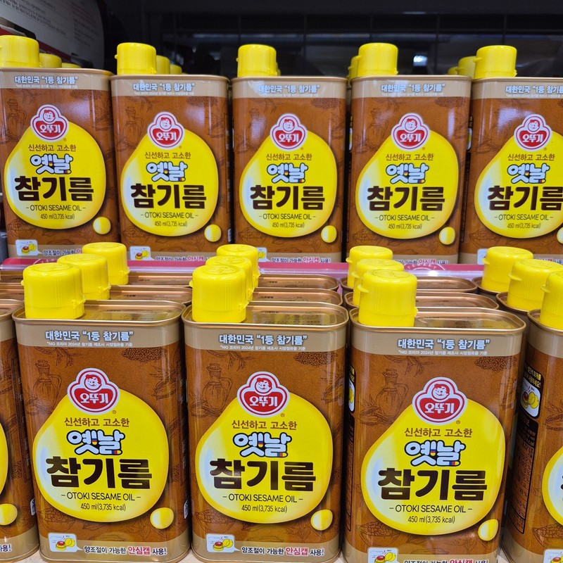 Korean Sesame Oil & Roasted Sesame Set Ottogi Premium Cooking Bundle 2 Pack gallery
