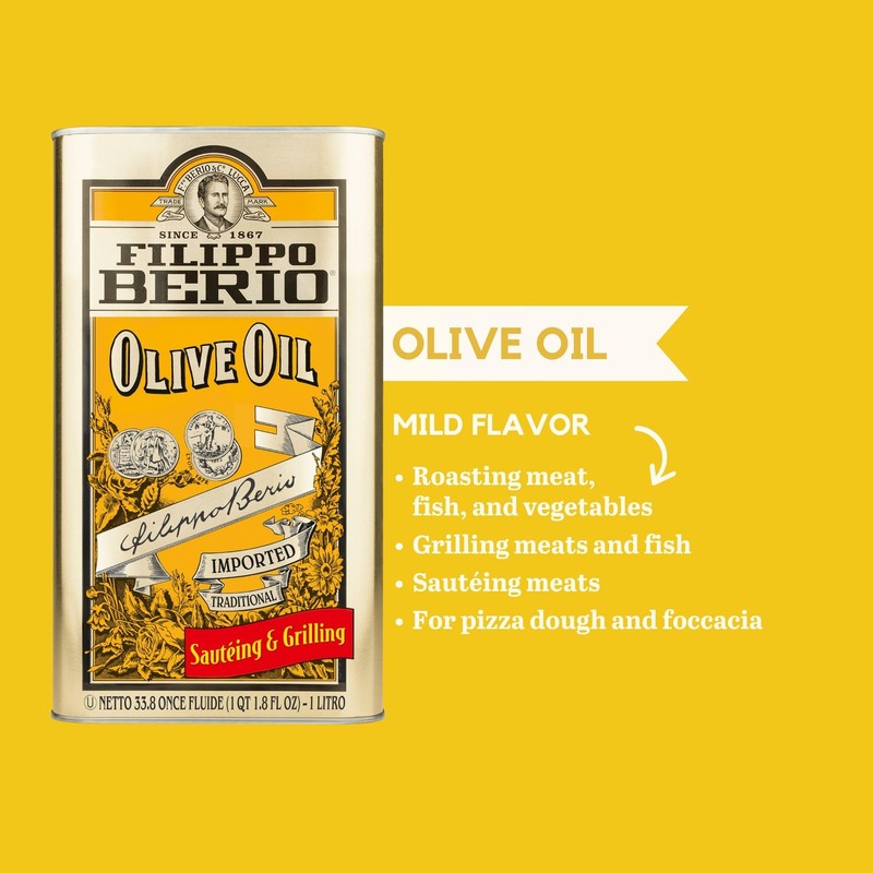 Pure Olive Oil, 1 Liter Tin (33.8 Ounce) gallery