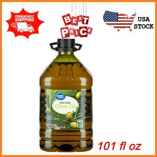 NEW Great Value Extra Virgin Olive Oil, 101 fl oz FREESHIPPING
