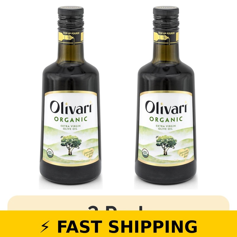 Olivari Organic Extra Virgin Olive Oil - 2 Pack, 17 fl oz