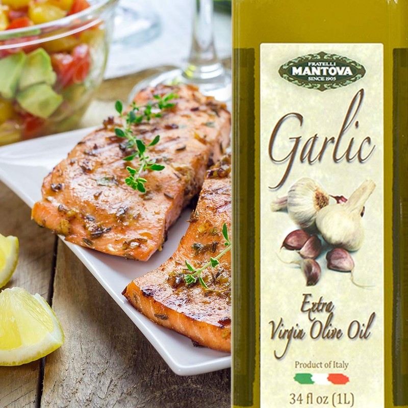 Garlic Extra Virgin Olive Oil (EVOO) - Cold-Pressed, Premium Quality, Importe... gallery