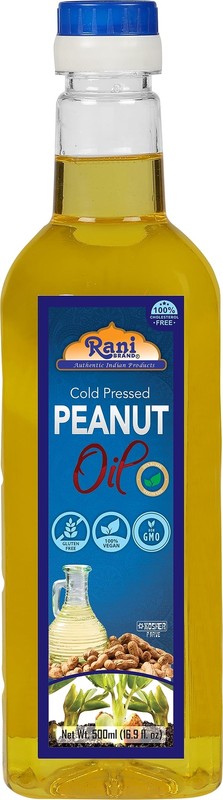 Rani Peanut Oil 16.9 Ounce (500ml) Cold Pressed