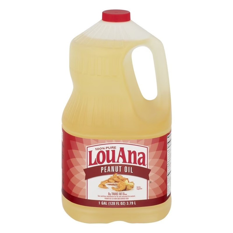 Pure Peanut Oil for High Heat Cooking Large 128 fl oz Bulk Size