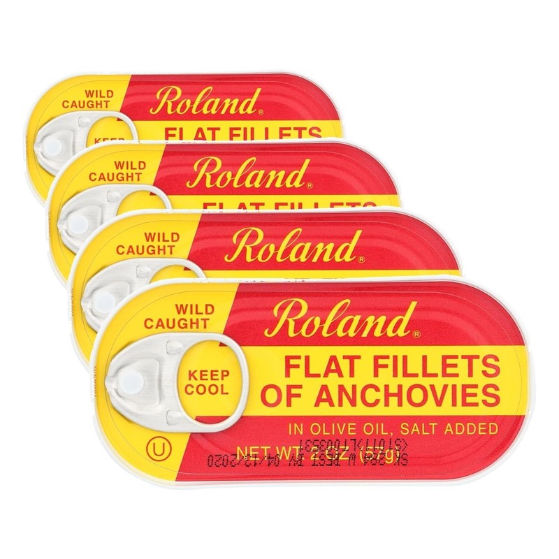 Gourmet Anchovies in Olive Oil | 2 oz Fillet Pack of 4 for Culinary Delights gallery
