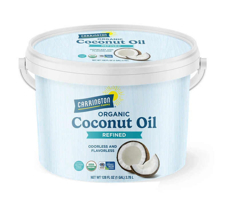Carrington Farms Refined Coconut Oil 128 fl oz – Large Cooking Oil