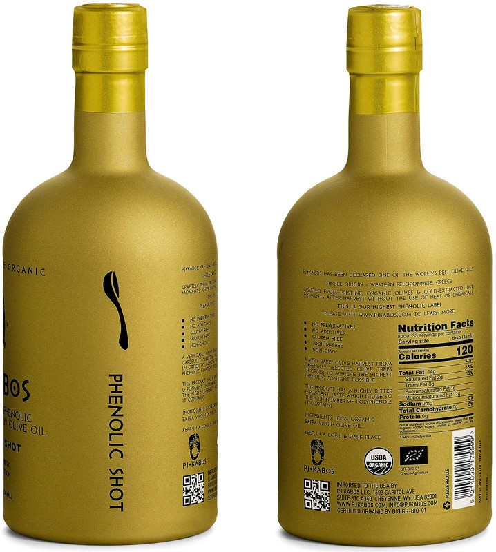 P.J. KABOS 2024/25 Harvest, Extremely High Phenolic (1000+ mg/kg), USDA Organic gallery