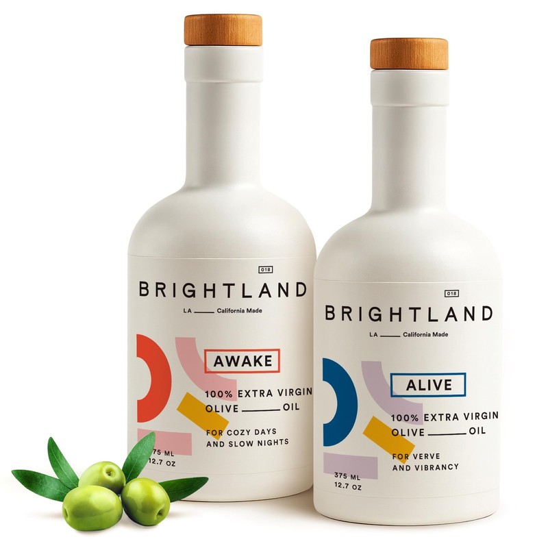 Brightland California Olive Oil Extra Virgin, The Duo – First Cold-Pressed Ol…