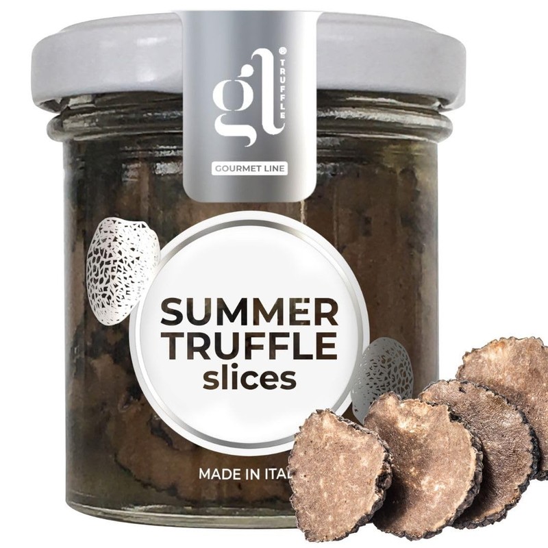 Truffle Slices, Black Summer Truffle Carpaccio, (85 gr) (2.99 oz), Preserved, Th