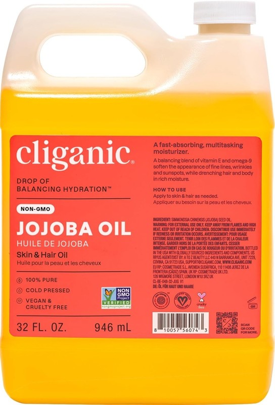Non-GMO Jojoba Oil Bulk 32oz, 100% Pure - Natural Cold Pressed Unrefined Hexa... gallery