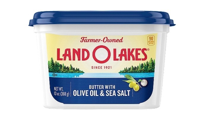 Land O Lakes Butter with Olive Oil & Sea Salt Spread, 13 oz (2 Pack)