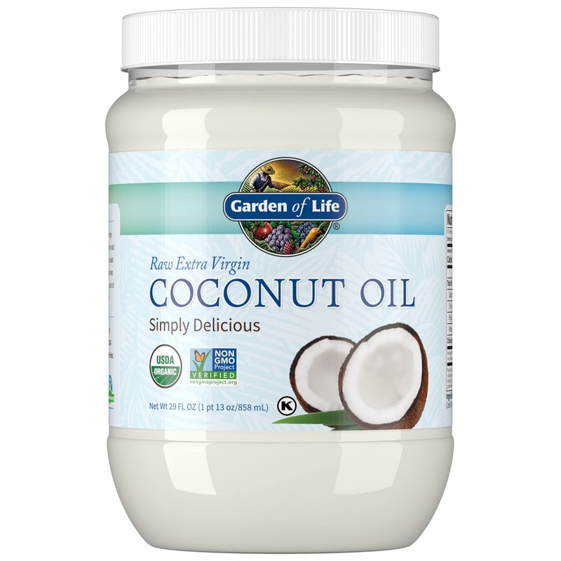 Garden of Life Coconut Oil for Hair, Skin, 29 Fl Oz (Pack 1), No Color