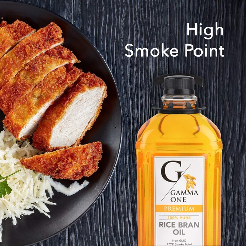67.6 Fl Oz Non Gmo Rice Bran Oil High Smoke Point Healthy Edible Cooking Oil gallery