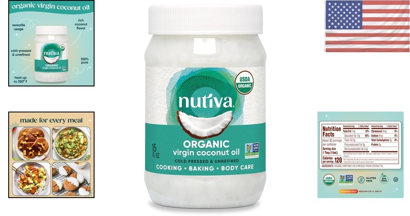 Nutrient-Dense Organic Virgin Coconut Oil 15 oz – Perfect for Health & Beauty gallery