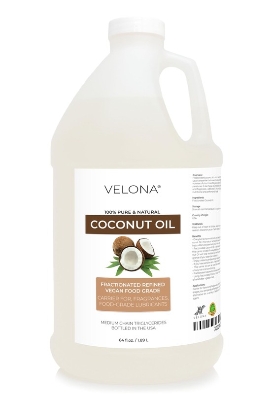 Coconut Oil 64 fl oz | 100% Pure and Natural Carrier Oil | Fractionated, Ultr…