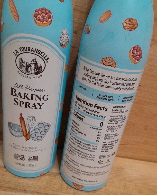 LA TOURANGELLE: All Purpose Baking Spray,Non Stick, NO:gluten/gmo/chemicals 5oz gallery