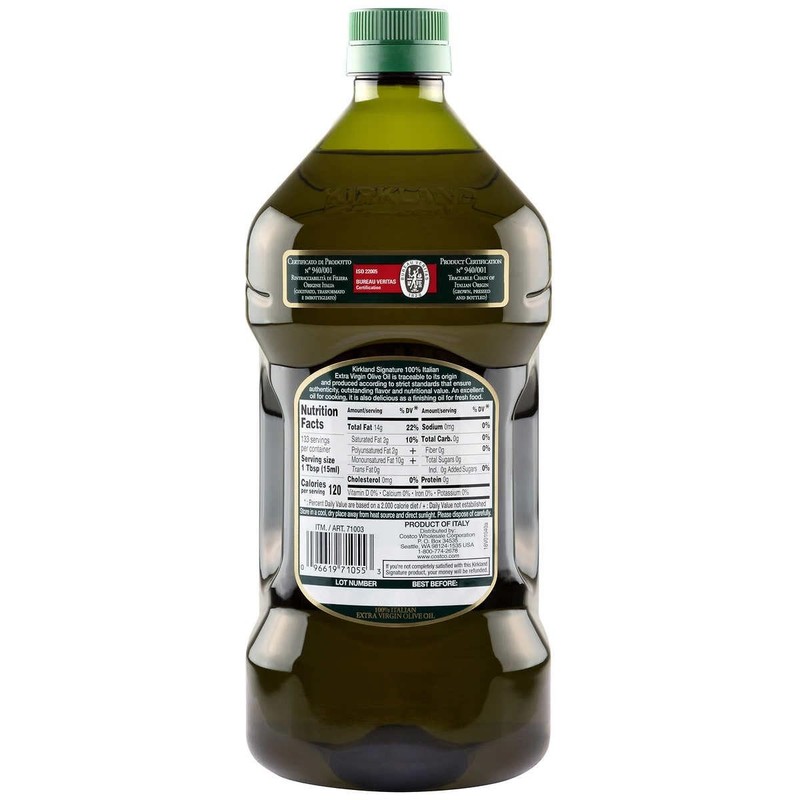 Kirkland Signature Extra Virgin Olive Oil, 67.62 Ounce gallery