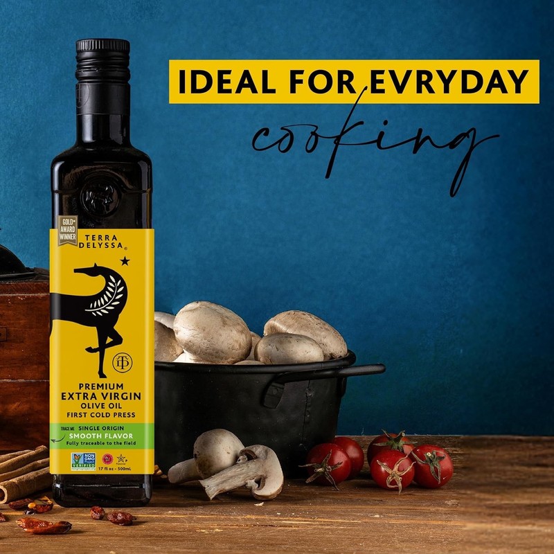 PACK OF 3)Terra Delyssa First Cold Pressed ExtraVirgin Olive Oil, Single Sourced gallery